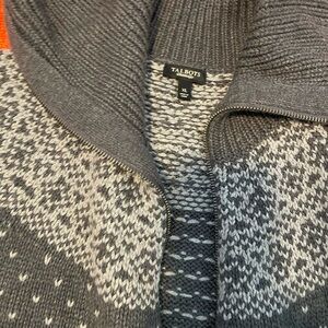 Talbots Gray Patterned woman’s Sweater